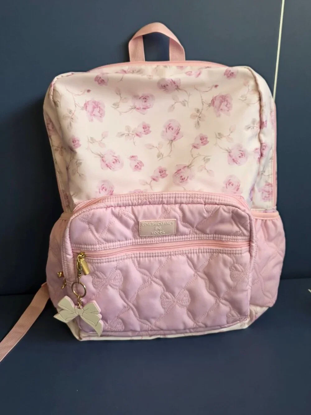 LoveShackFancy Target Yoobi Backpack Ribbon Rosa binder Supply BUNDLE lot 12